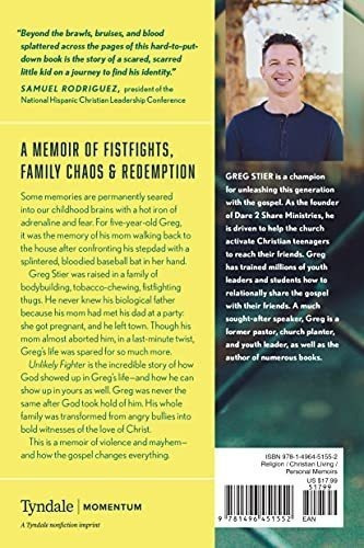 Unlikely Fighter The Story Of How A Fatherless Stree, De Stier, G. Editorial Tyndale Momentum En Inglés