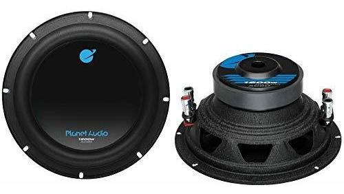 Planet Audio Ac8d 8  2400 Vatios Subwoofer Para Automóvil Su