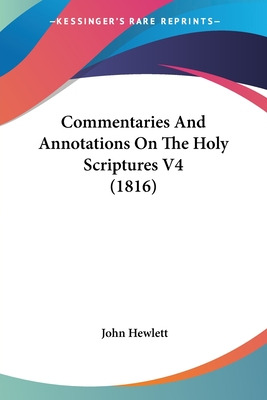 Libro Commentaries And Annotations On The Holy Scriptures...