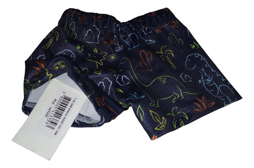 Malla Traje De Baño De Bebe 8m Azul Con Dinosaurios Azul Dinosaurios 8m