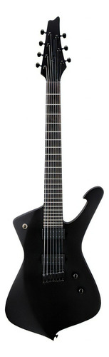Guitarra Ibanez 7 Cordas Ictb721 Iron Label Black Flat Bkf Orientação Da Mão Destro