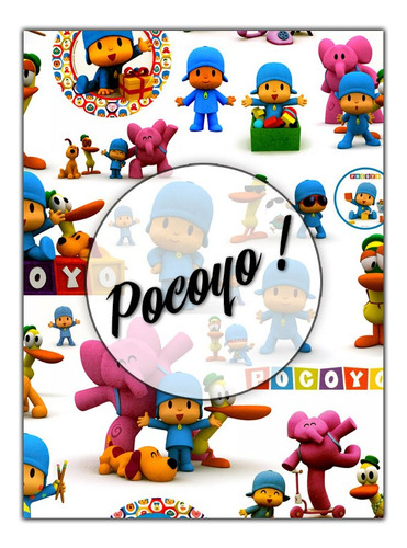 Pocoyo! Lámina Decoupage Autoadhesiva 30x42 - No Servilletas