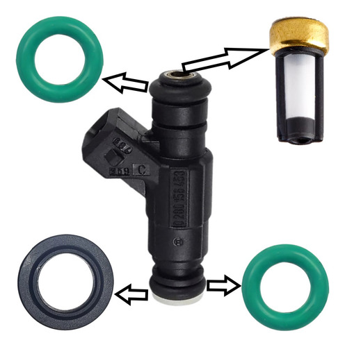 Kit Reparo Bico Injetor Vw Polo Golf Audi A3 1.8t 280156061