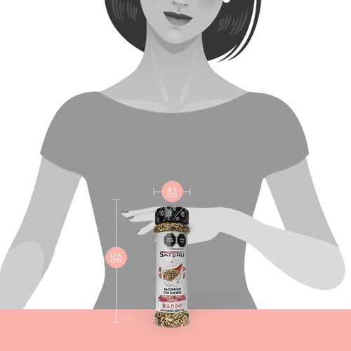 Imagen 5 de 8 de Furikake, Condimento Japonés De Salmón 45g