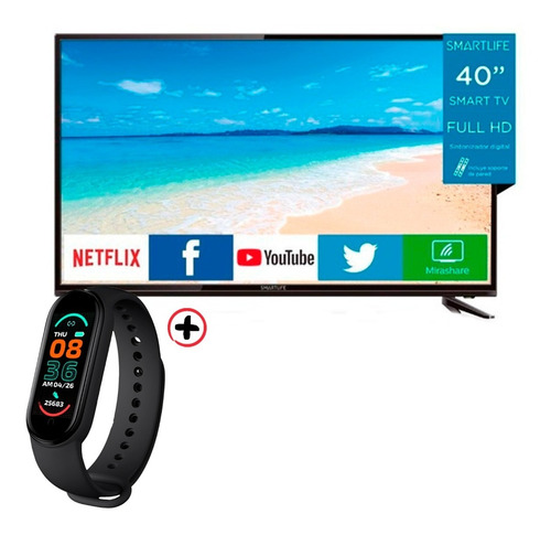 Smart Tv Smartlife 40  Hd Wi-fi Hd 1080p + Smartwatch - Bde