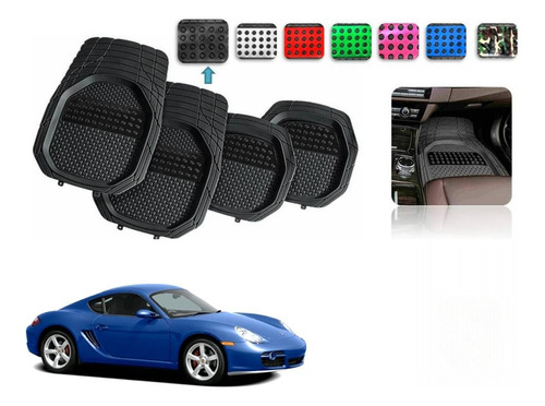 Tapetes Charola 4pz Color 3d Porsche Cayman 2005 - 2011 2012