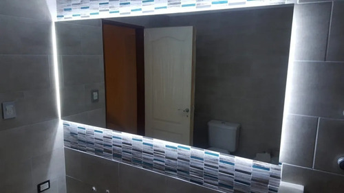 Espejo De Baño Con Luz Led 90x90.