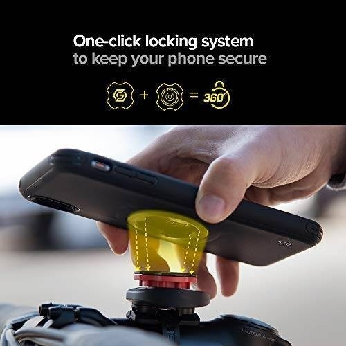 Imagen 3 de 6 de Estuche Montaje Bicicleta Spigen Gearlock Diseñado iPhone XS