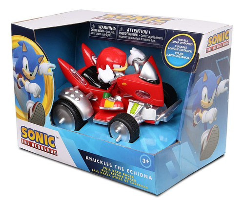 Sonic Vehículo Knuckles Pull Back Racer 64191