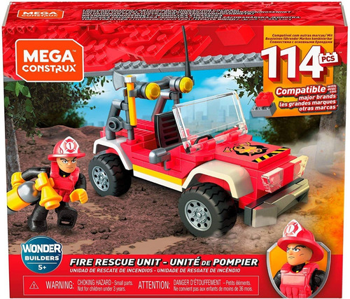 Mega Construx Unidad De Rescate De Incendios