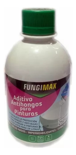 Aditivo Antihongos Fungicida  Para Pinturas Fungimax 250 Ml