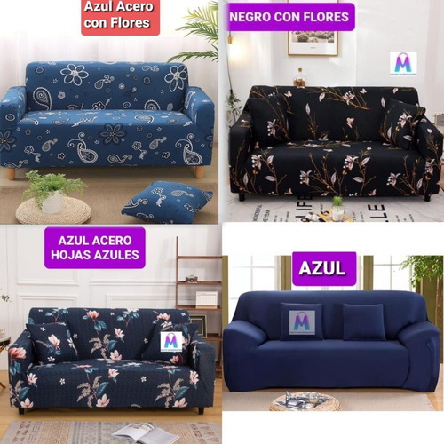 Imagen 4 de 10 de Forro De Sofa Spandex Alicrado Set De 3 Piezas