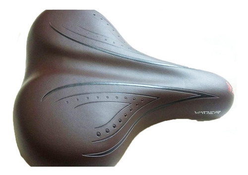 Imagen 2 de 4 de Asiento P/ Bici Vader C/ Elastómero Marron