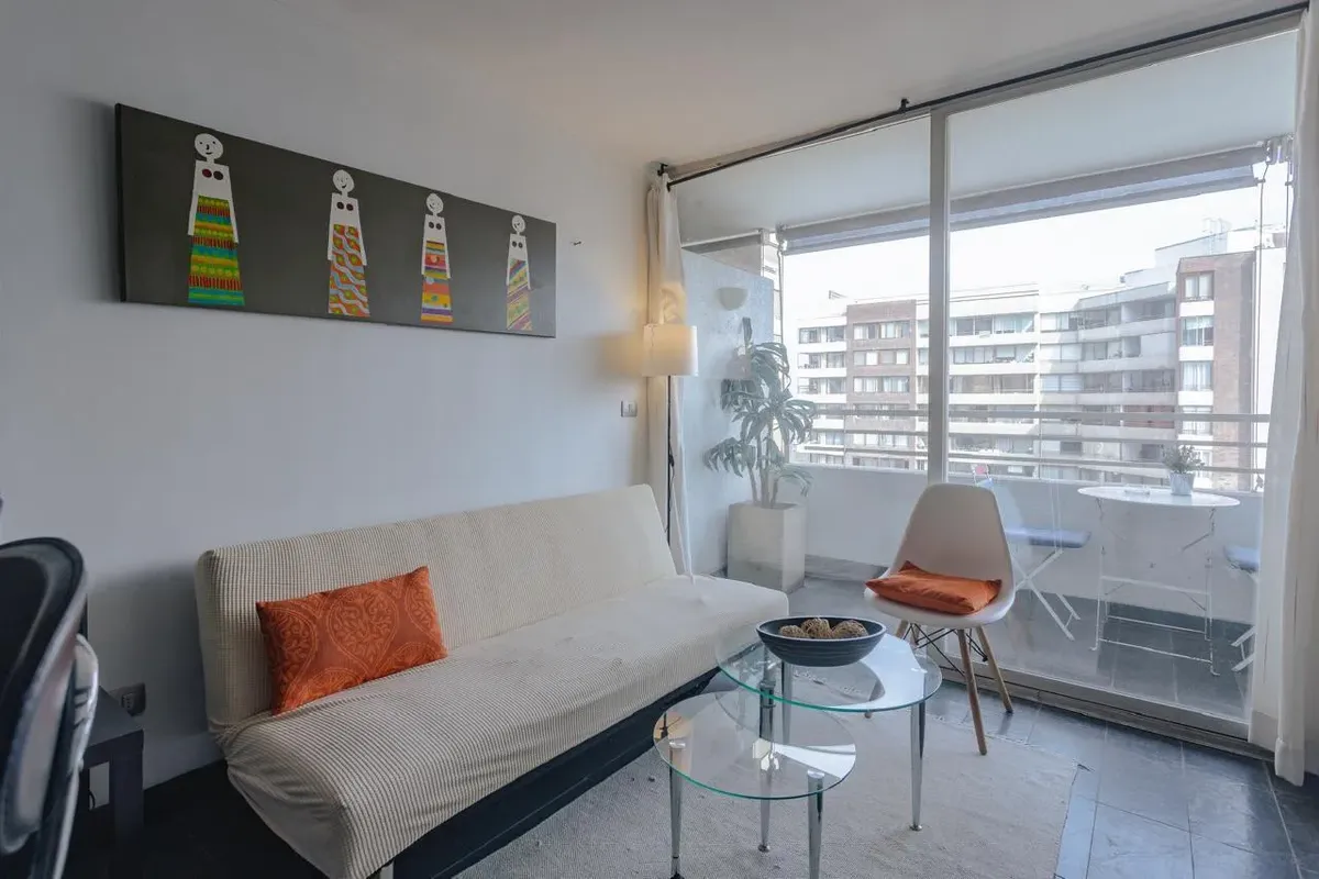 Imagen 1 de 8 de Arriendo Departamento 1hab 1ba Las Condes