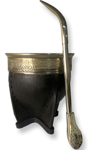 Imagen 3 de 4 de Set De Mate Imperial Con Bombilla De Alpca | Envio Gratis
