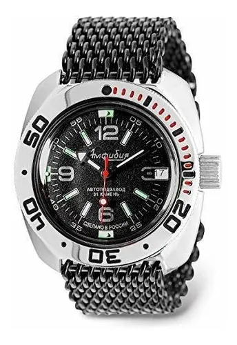 Reloj De Buceo Automático Vostok | Estilo Militar Ruso | Wr