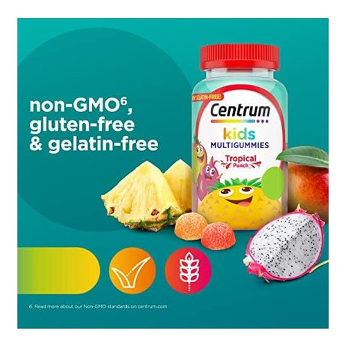 Gomas Multivitamínicas Centrum Kids, Sabor De Ponche Feito