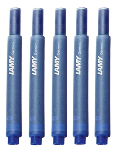 Tinta Lamy Azul T10: Pack 25 Cartuchos (5 Cajitas)