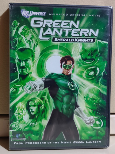 Green Lantern Emerald Knights Import Dvd Movie Dc Comics