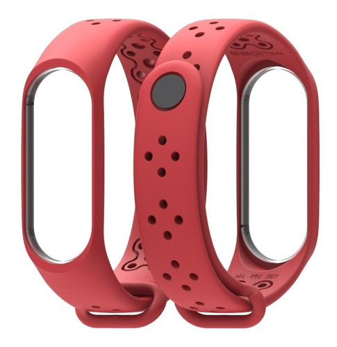 Correa Pulsera Mijobs Agujeros Unicolor Para Mi Band 3 4