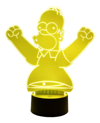 Lámpara Led Homero Simpson