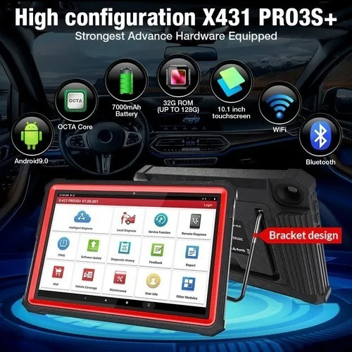 Scanner Launch X431 Hd Iii Camiones & Autos, 12 Y 24 Volt