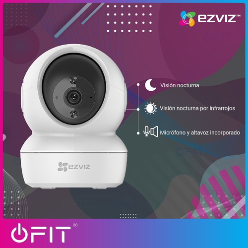 Cámara Baby Call Wifi Full Hd Ezviz Audio Interior 360° Color Blanco