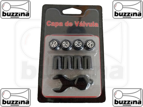Imagem 2 de 8 de Kit 4 Calota Tampa Roda Saveiro G5 Tropper Vw + Capa Válvula