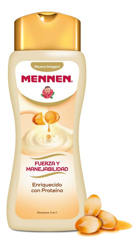 Shampoo Mennen Proteína 2 En 1 Fuerza Y Manejabilidad 700 Ml