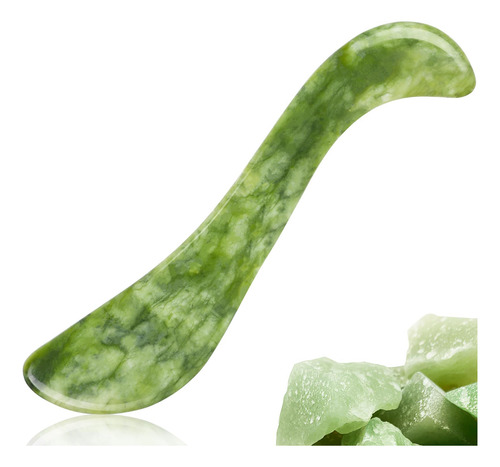 Herramienta De Masaje Gua Sha Con Piedra De Jade Tabla Guash