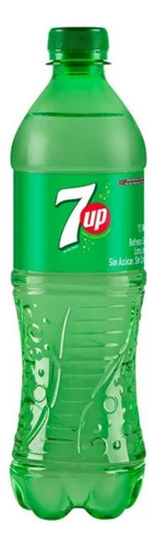 2 Pza Refresco 7up Sabor Lima Limón Sin Azúcar 600 Ml