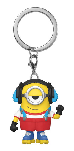 Imagen 1 de 4 de Llavero Funko Pop: Minions Nace Un Villano - Stuart Patines
