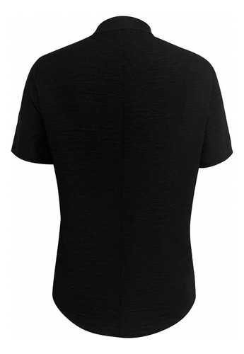 Camisa Corta Casual De Verano Para Con Estampado De Dibujos