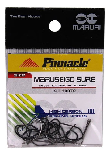 Anzol Pinnacle Maruseigo Nickel Nº20 C/10unidades Kh-10014