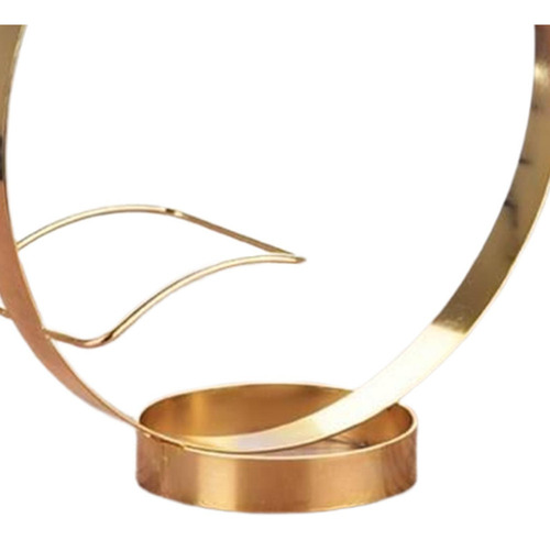 Soporte Para Botellas De Vino De Hierro En Forma De Dorado