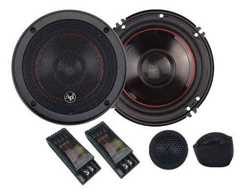 Parlantes Componentes 6.5 Pulgadas Audiopipe 175rms Csl-600