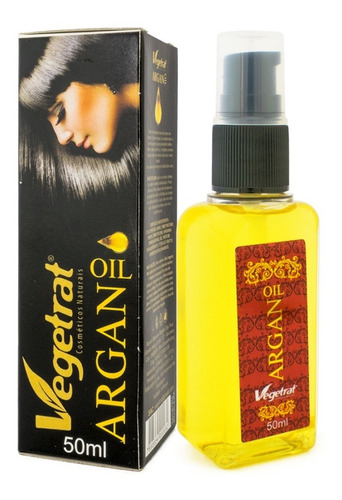 3 Óleo Reparador De Argan Oil Vegetrat 50ml 