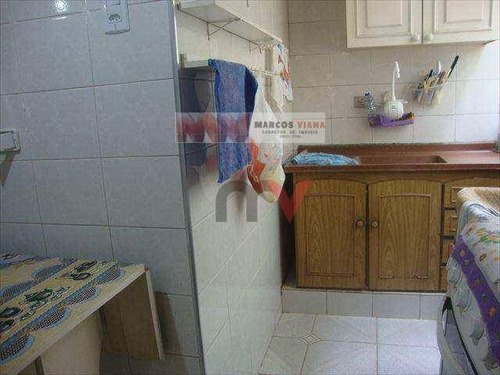Imagem 11 de 16 de Kitnet Com 1 Dormitório Para Alugar, 33 M² Por R$ 1.000,00 - Tupi - Praia Grande/sp - Kn0057
