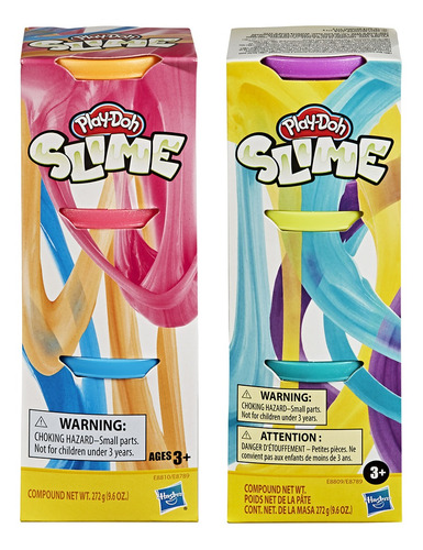 Play-doh Slime 3 Pack Mundo De Texturas