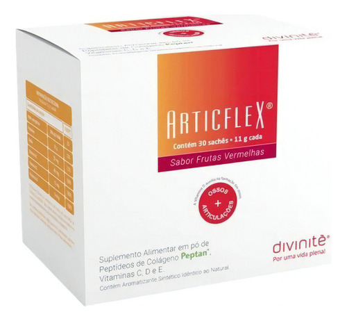 Articflex Colágeno Sabor Frutas Vermelhas 30 Sachês