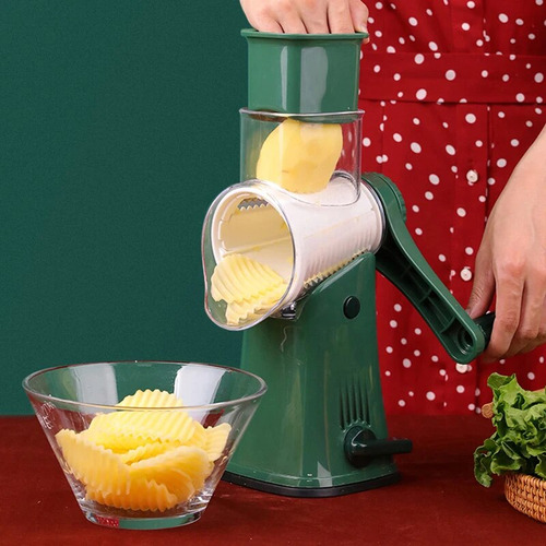 Máquina Picadora Ondulada Para Moler Ajo Y Queso