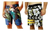 Comprar 03 Bermudas Tactel Florais , Surf Moda Praia Verão