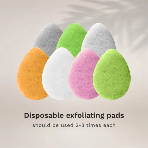 Almohadillas Limpiadoras Faciales Kol Face Scrubber Con Infu