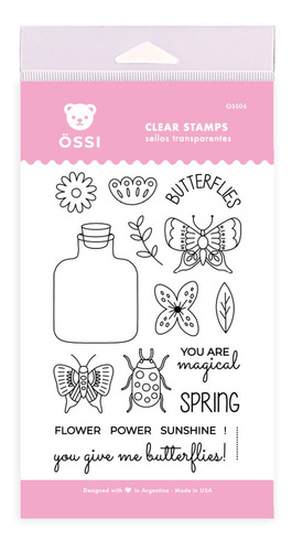 Set 18 Sellos Magical Spring Ossi