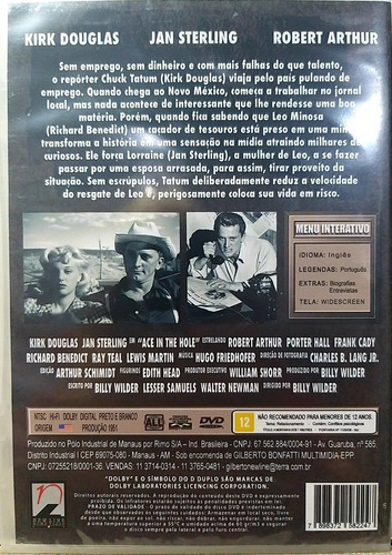 Imagem 3 de 3 de A Montanha Dos Sete Abutres - Billy Wilder - Lacrado