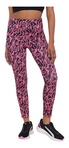 Calza Deportiva Mujer Pitillo Full Print Rosado Corona