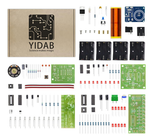 Kit De Práctica De Soldadura De 5 Proyectos Electrónicos De 