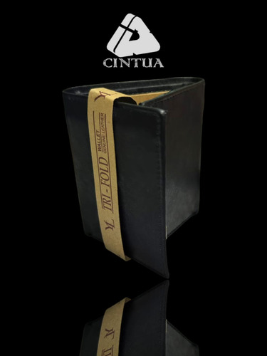 Cartera De Piel Triple Para Caballero 100% Piel