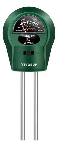 Vivosun Probador De Suelo, Medidor De Humedad De Plantas 3 .