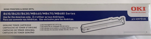 Toner Oki B410/20/30/60/70/80 Original Nuevo P/n 43979101